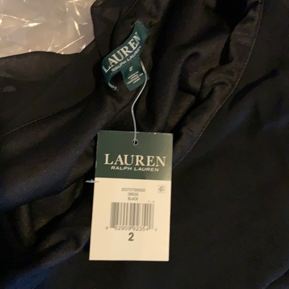 LAUREN RALPH LAUREN *Trisha* black one shoulder dramatic jumpsuit 2 - Picture 5 of 6